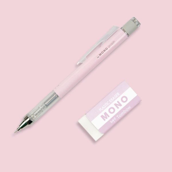 Tombow Mono Graph Pastel, rose, 0,5mm, blistr, s PE04A