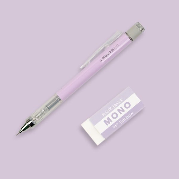 Tombow Mono Graph Pastel, lavender, 0,5mm, blistr, s PE04A