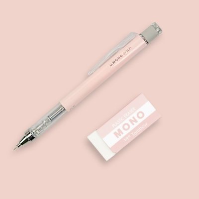 Tombow Mono Graph Pastel, coral pink, 0,5mm, blistr, s PE04A